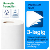 Weiches Kleinrollen Toilettenpapier Weiß T4, 72 × 250 Blatt | Tork Hygiene