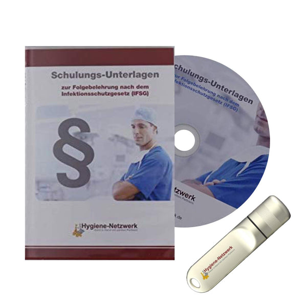 Folgebelehrung IfSG & Hygieneschulung 852/2004 als Präsentation (USB)