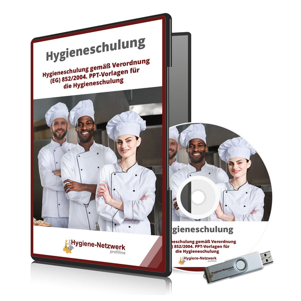 Hygieneschulung EG 852/2004 – PowerPoint-Vorlage auf USB-Stick