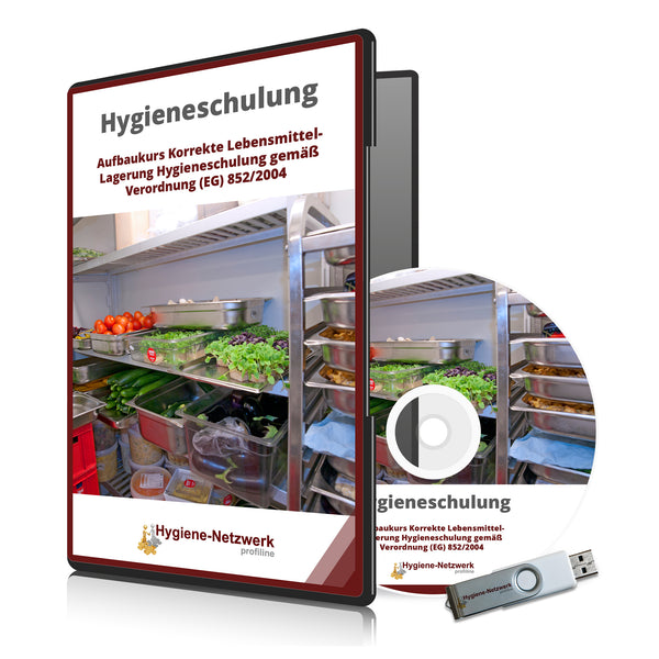 Hygieneschulung Aufbaukurs: Lebensmittel-Lagerung (USB-Stick)