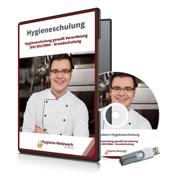 Hygieneschulung nach EG 852/2004 inkl. Zertifikat & Präsentation | USB