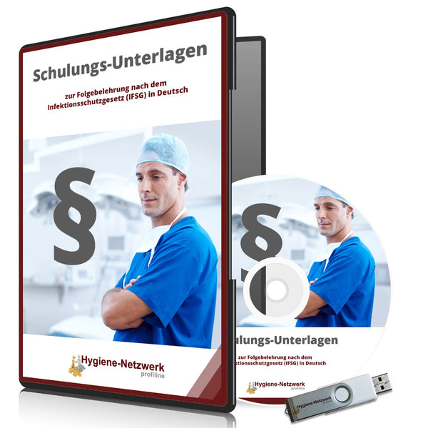 Schulungsvideo Folgebelehrung IfSG inkl. Zertifikat (USB)