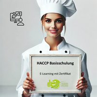 HACCP Basisschulung Onlineschulung in 14 Sprachen verfügbar
