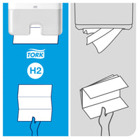 Xpress® Multifold Handtücher, H2, Universal, 2-lagig, für normalen Gebrauch | Tork Hygiene
