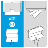 Xpress® Multifold Handtücher, H2, Universal, 2-lagig, für normalen Gebrauch | Tork Hygiene