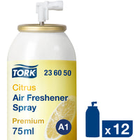 Lufterfrischer Spray mit Zitrusduft A1 - 12 Flakons | Tork Hygiene