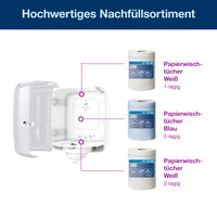 Mehrzweck-Papierwischtücher Weiß M4, 6 × 857 Blätter | Tork Hygiene