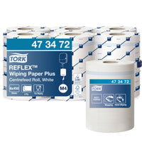 Starke Mehrzweck-Papierwischtücher Weiß M4, 6 × 450 Blatt | Tork Hygiene