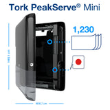 PeakServe® Mini-Spender für Endlos™ Papierhandtücher in Schwarz H5  | Tork Hygiene