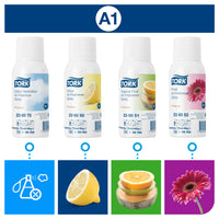 Spender für Lufterfrischer Sprays Weiß A1 | Tork Hygiene