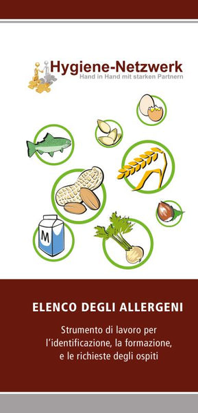 Elenco degli allergeni | E-Book
