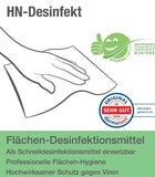 HN-Desinfekt Flächen-Desinfektionsmittel alkoholfrei für wasserbeständige Flächen | Desinfektionsmittel