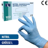 Nitril-Handschuhe für hygienisches Arbeiten in der Größe L