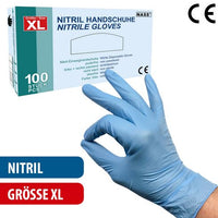 Nitril-Handschuhe für hygienisches Arbeiten in der Größe XL