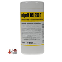 Schnelldesinfektionstücher Calgonit DS 650 T zur sicheren Oberflächendesinfektion (12 Dosen à 400 Tüchern) | Desinfektionsmittel
